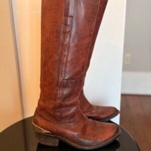 Vintage Italian Leather Boots – Women’s Size 8 – Equestrian / Western / Boho